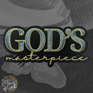 God's Masterpiece Iron On Patch